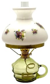 Lampada a petrolio KLÁRA 34 cm verde bosco