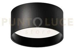 Gpl335c- faretto led  in alluminio nero satinato 3000k 1101lm 15w d...