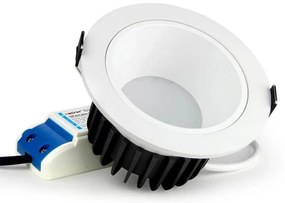 Faro da Incasso 12W RGB+CCT Dimmerabile Antiabbagliamento Sinc. Aut. - Foro Ø95mm -100mm Colore RGB+CCT
