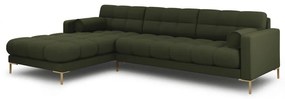 Divano angolare verde (angolo sinistro) Bali - Cosmopolitan Design