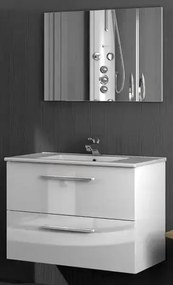 Mobile bagno sospeso 80x46x58h bianco