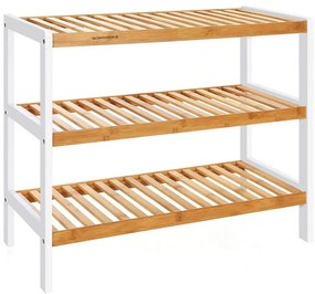 Scarpiera MATE marrone/bianco