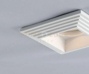 Incasso spettro bianco quadrato 1 luce attacco gu10 11,5x11,5x4,9cm...