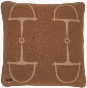 Cuscino reversibile in lana con motivo jacquard Classic