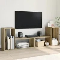 Mobili TV 2 pz Rovere Sonoma 75x30x50 cm in Legno Multistrato 840788