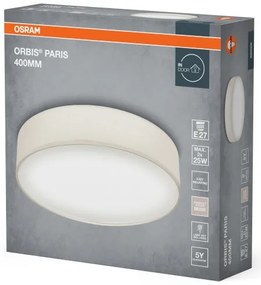 Osram - Plafoniera ORBIS PARIS 2xE27/25W/230V Ø 40 cm colore crema