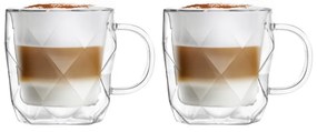 Set di 2 tazze a doppia parete , 330 ml Geo - Vialli Design
