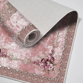 Set di tappetini per il bagno rosa 2 pz 60x100 cm – Foutastic