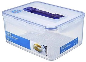 Contenitore alimenti LOCK 6,5 l blu/trasparente