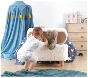 Pouf bianco per bambini Moouv - Artie
