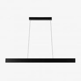 Lampada Da Soffitto Lineare A Led In Alluminio (120 Cm) Astley Nero - Sklum