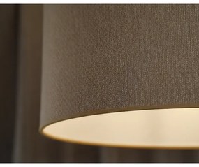 Duolla - Lampadario a sospensione con filo ROLLER ECO RECYCLING 1xE27/15W/230V diametro 45 cm color crema