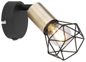 Globo 54802S-1AB - Faretto da muro XARA 1xE14/40W/230V