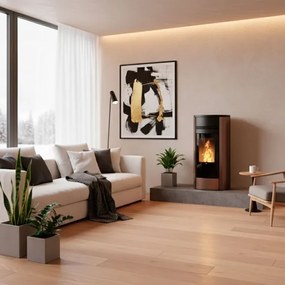 Termostufa A Pellet Idro Style 180s Bronze Klover 5 Stelle (PREZZO TRATTABILE)