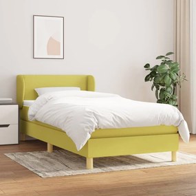Giroletto A Molle Con Materasso Verde 100x200 Cm İn Tessuto /