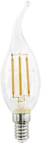 Gla280n- lampadina in vetro trasparente soffio di vento d. 3,5cm 40...
