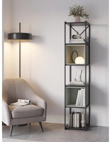 Libreria verde-nera 36x179 cm Anya - Marckeric