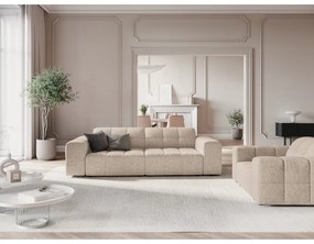 Divano beige 204 cm Chicago - Cosmopolitan Design