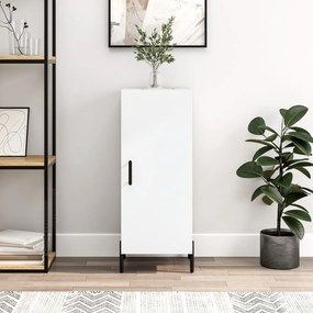 Credenza Bianca 34,5x34x90 Cm İn Legno Multistrato /