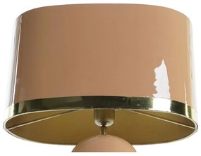 Lampada da tavolo DKD Home Decor Rosa Dorato Metallo Ferro 50 W (37 x 21 x 52 cm)