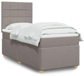 Giroletto A Molle Con Materasso Tortora 100x200 Cm İn Tessuto /