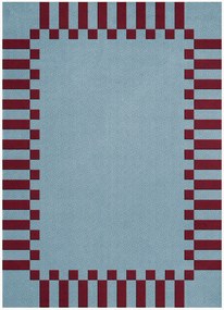 Tappeto in lana a pelo lungo tessuto a mano Tekla Frame