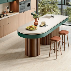 Love Ceramics Tiles Rettificato 20x100 "Woodline" White