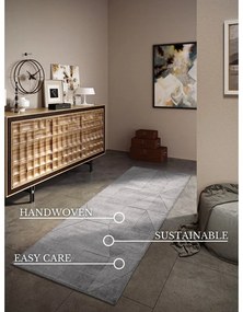 Passatoia grigia in lana tessuta a mano 80x250 cm Ursule - Villeroy&amp;Boch