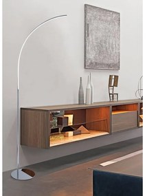 Lampada da terra arco Roxie bianco H 170cm NOVECENTO