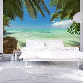 Fotomurale adesivo  Relaxing on the beach  Larghezza x Altezza Home decor 441x315