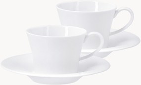 Set di 4 tazzine da caffè fatte a mano con piattino Berlin