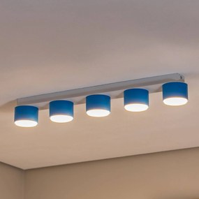 Eko-Light Plafoniera Cloudy a 5 luci blu