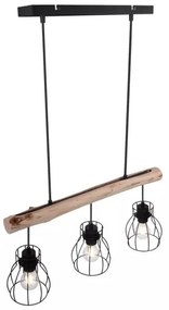 Globo 15326-3N - Lampadario a sospensione con filo MINA 3xE27/40W/230V