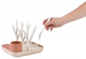 Beaba - Stendibottiglie beige/arancio