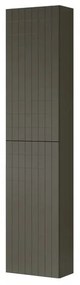 Colonna per mobile bagno Pixel 2 ante P 27 x L 30 x H 160 cm laccato opaco grigio carbone