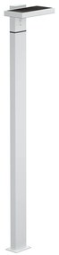 Paletto da giardino Solare Bianco 100cm con Sensore Mov. e Picchetto Colore Bianco Naturale 4.000K