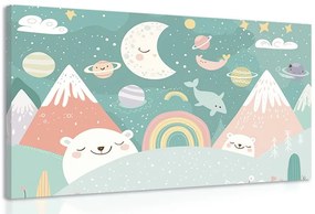 Quadro su tela – Per bambini: dal regno degli animali