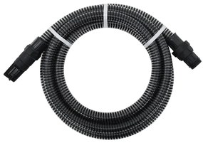 Tubo Di Aspirazione Con Raccordi İn Ottone Nero 1" 10 M Pvc /