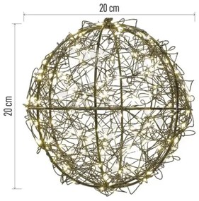 Decorazione natalizia LED 200 LED/230V, Ø 20 cm