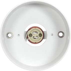 Applique da soffitto per lampade AR111 Fissa Bianca