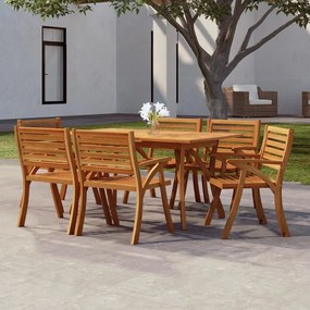 Tavolo da giardino 150x90x75 cm legno massello di acacia