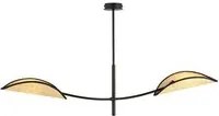 Lampada a Soffitto Lotus, Marrone, Acciaio, 103x60x11 cm, EPIKASA