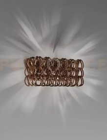 Giogali applique a parete 2 cristallo rame e cromo lucido 2 luci at...