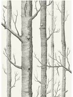 Woods - Designtapete von Cole and Son - Offwhite/ Schwarz
