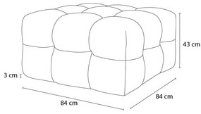 Poggiapiedi beige Cloud - Bobochic Paris