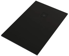 Piatto doccia SENSEA in composito minerale di resina gelificata Remix V3 nero L 90 x L 140 x H 2.8 cm opaco