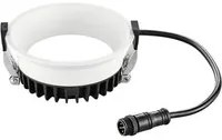 Incasso LED XANTO bianco in alluminio antiriflesso 12W 4000K (luce naturale) + RGB DC24V easy domotica