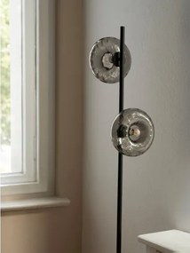 Osram - Lampada a piantana DECOR SMOKE 2xE14/12W/230V nero/grigio fumé