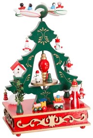 Figura musicale in legno (altezza totale 24 cm) Christmas Tree – Casa Selección