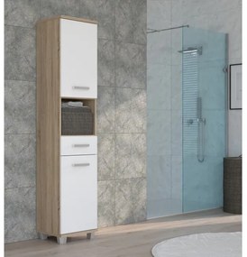 Mobile da bagno VENOM bianco/rovere Sonoma